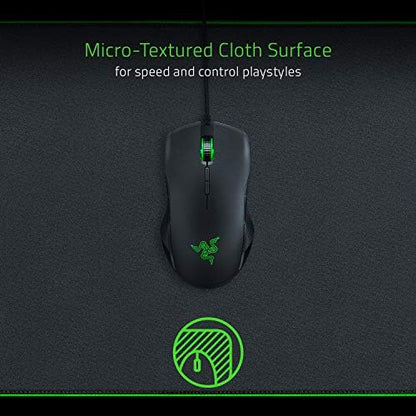 Razer Goliathus Extended Chroma - RGB aydınlatmalı ekstra büyük yumuşak XXL oyun faresi altlığı (kablo tutucu, kumaş yüzey, kapitone kenar, tüm fareler için optimize edilmiş) siyah