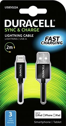 Lightning USB kablosu (1 M) Apple iPhone için Lightning (2 Meter) Siyah USB5022A