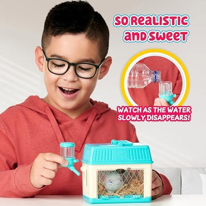 Little Live Pets - Mama Surprise Minis. Feed and Nurture a Lil' Mouse Inside Their Hutch so she can be a Mama. She has 2, 3, or 4 Babies with Surprise Accessories to Dress Up The Babies