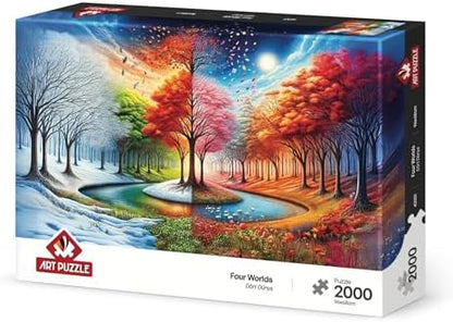 Dört Dünya 2000 Parça Puzzle