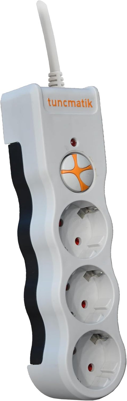 TSK19009 POWERSURGE 3-SURGE PROTECTION PLUG-1050 JOULE-WITH BEYAZ