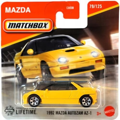 C0859 1:64 Tekli Arabalar 1992 Mazda Autozam AZ-1 JBR83