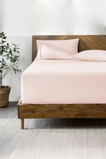 Lastikli & Hipoalerjenik Çarşaf%100 Pamuk Penye Kumaş Somon 160x200, LUXCARSAF