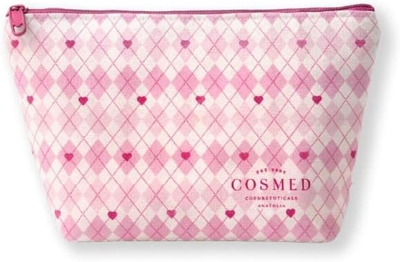 Cosmed Pembe Kalpli Makyaj Çantası