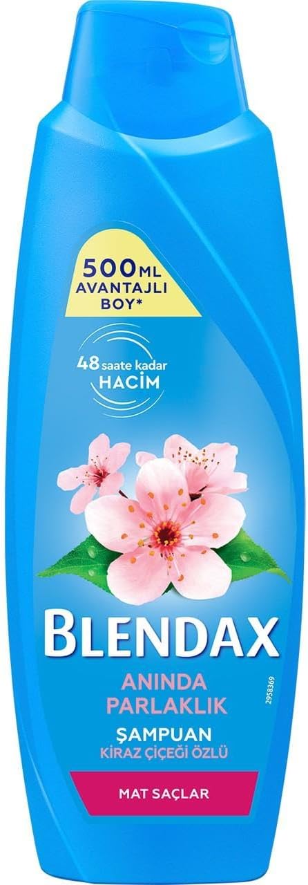 Anında Parlaklık ve Yumuşaklık Kiraz Çiçeği Özlü Şampuan, 500 ml
