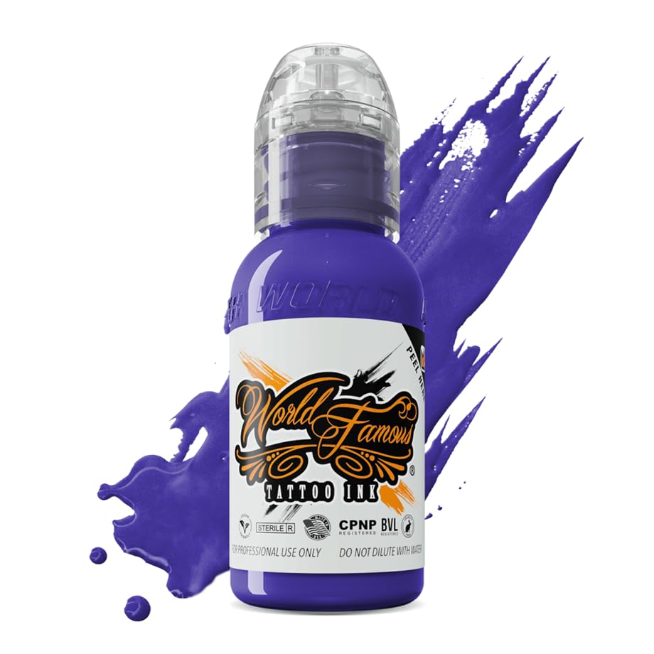 Master Mike Violet Phoenix - World Famous Ink Dövme Boyası - 30ml/1oz
