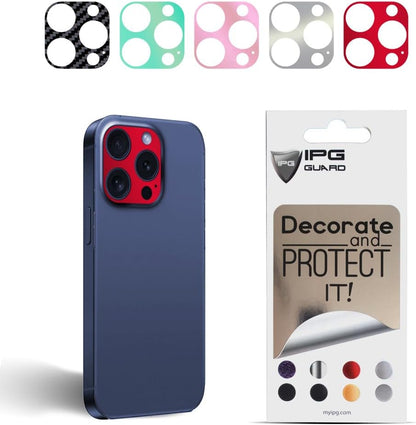 iPhone Arka Kamera Vinly Koruyucu Set – 5 Renk, Çizilmeye Dayanıklı Kamera Koruyucu ve Dekoratif Sticker (iPhone 14 Pro - Pro Max)