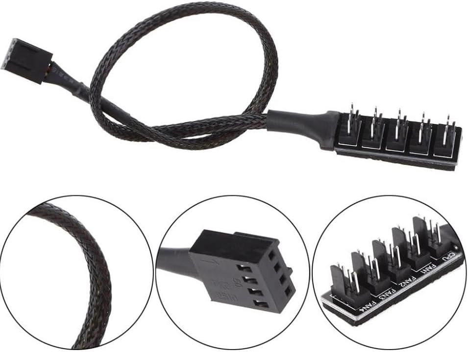 Fan Çoklayıcı 4 Port Y PWM Splitter 4 pin