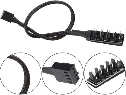 Fan Çoklayıcı 4 Port Y PWM Splitter 4 pin