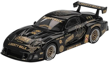 Sunrich MGT01101-R MINI GT 1/64 Mazda RX-7LB-Süper Siluet FD-NILES (Sağ Saplı) Bitmiş Ürün