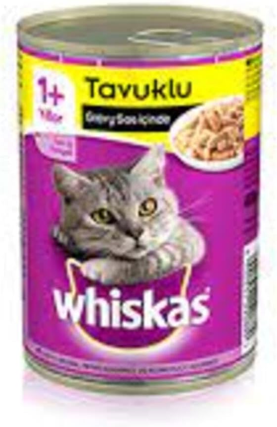 Whiskas Sos İçinde Tavuklu Yetişkin Kedi Konservesi 400gr