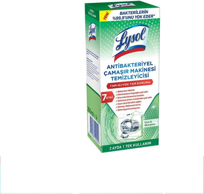 Lysol Antibakteriyel Çamaşır Makinesi Temizleyici Çam ve Okaliptus Ferahlığı 250 ml