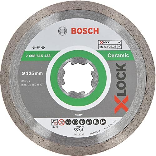 Professional Elmas Kesme Diski, Standart (Seramik, X-Lock, Delik Çapı: 22,23 Mm), 2608615138