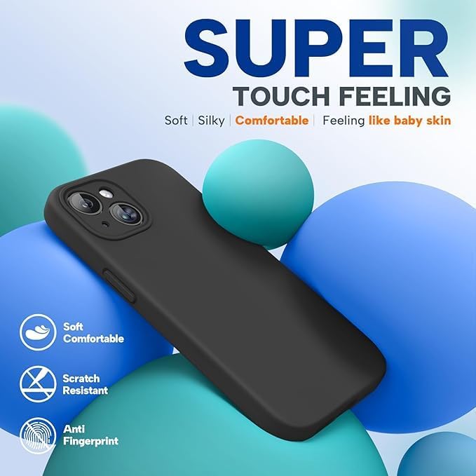 for Oppo A55 ile uyumlu darbe emici esnek silikon siyah lansman cep telefonu kılıf (Oppo A55)