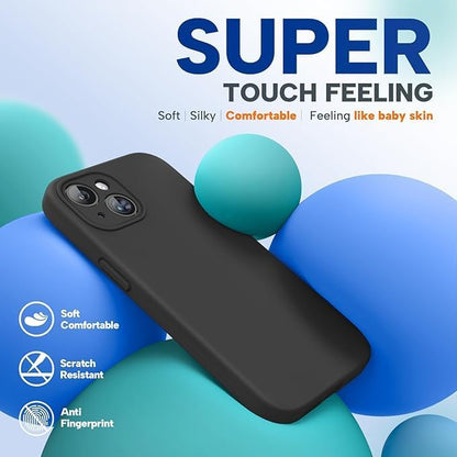 for Oppo A55 ile uyumlu darbe emici esnek silikon siyah lansman cep telefonu kılıf (Oppo A55)