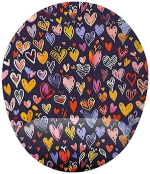 Kalp Desenli Bilek Destekli Mouse Pad