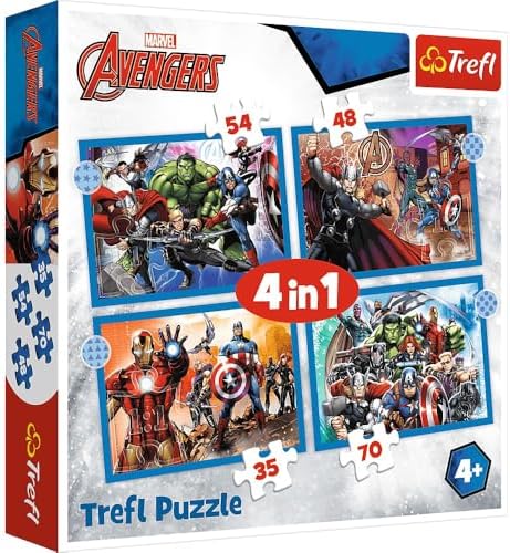 Puzzles - "4'ü 1 Arada" - Cesur Yenilmezler/ Yenilmezler