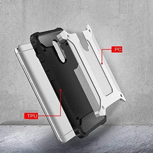 Xiaomi Redmi 5 ile uyumlu Çİft Katman Koruyucu Crash Military Tank Kılıf - Mavi