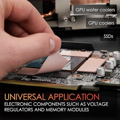 Thermal Grizzly Minus Pad 8 Thermopad – 100 × 100 × 2 mm, ısı iletkenliği: 8 W/mK - Soğutucu/GPU/CPU/LED soğutucu/RAM ve diğer bileşenler için termal ped