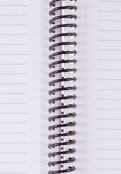 Faber-Castell Spiralli Defter, 100 Yaprak, 70g Kağıt, A4, Çizgili, 500 Mikron PP Kapak, Dayanıklı ve Çevre Dostu, Asorti Renkler