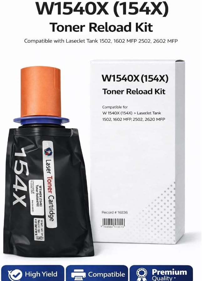 HP UYUMLU W1540X (154X) Toner Reload Kit (5K)