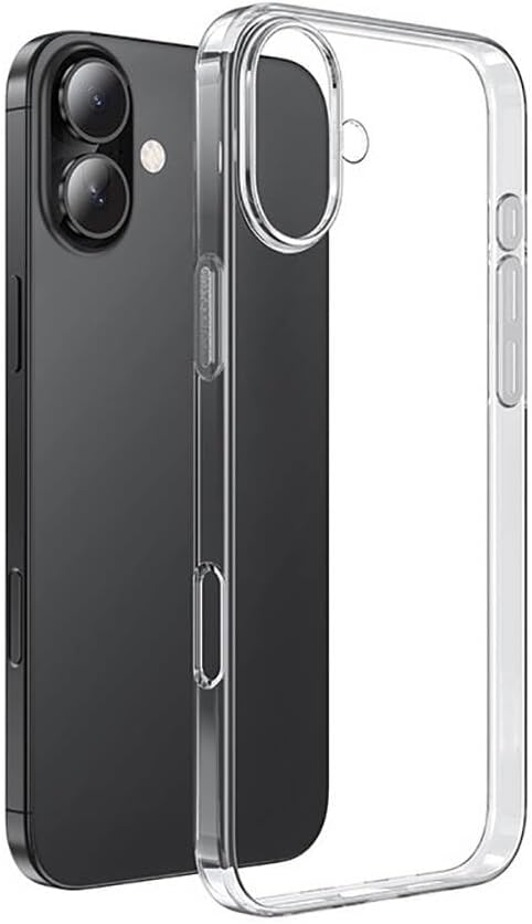 Apple ile uyumlu iPhone 16 Kılıf Zore Süper Silikon Kapak Şeffaf