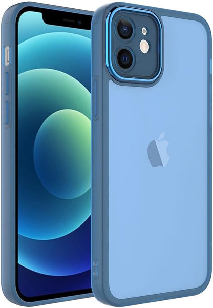 Spia Apple iPhone 11 Kılıf Mavi Primula Kamera Korumalı Kapak Koruyucu Tasarım (Apple iPhone 11, Mavi)