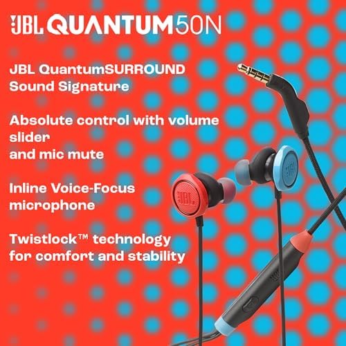 Quantum 50,Gaming Kulaklık,Kablolu,Siyah