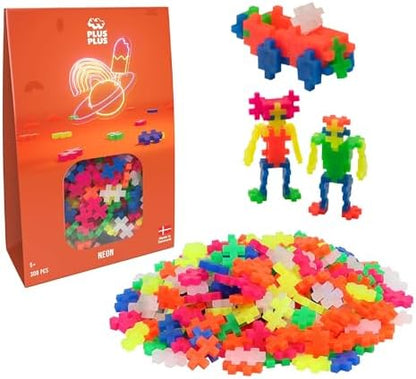 Klocki Mini Neon 300 elementów w opakowaniu