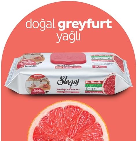 Easy Clean Süper Yüzey Temizlik Mutfak Havlusu&Mendili Greyfurt Yağlı 50 Yaprak