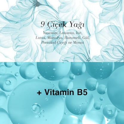 Besleyici Saç Bakım Kremi – 9 Çiçek Yağı, B5 Vitamini ve BioComplex B11 İçeren Yoğun Nemlendirici Krem – 250 ml – Kuru ve Yıpranmış Saçlar İçin