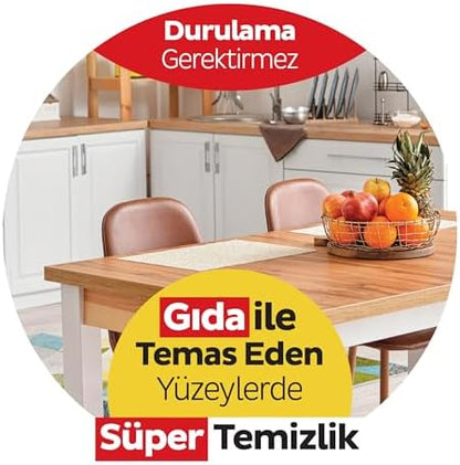 Easy Clean Süper Yüzey Temizlik Mutfak Havlusu&Mendili Limon Yağlı 50 Yaprak