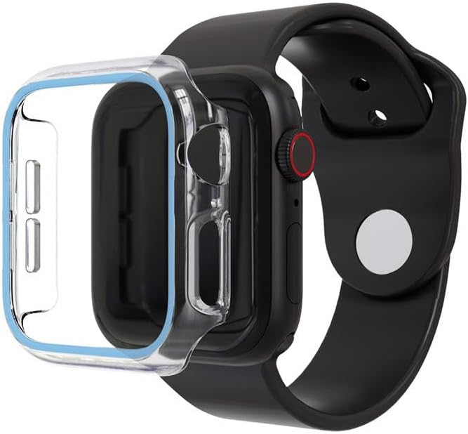Watch Se 6 5 4 44MM Kasa Kılıf Neon Sert Şeffaf Tam Kaplayan Watch Kılıf Koruyucu Kılıf Parlak Renkli Apple Watch Se 6 5 4 44MM ile Uyumludur