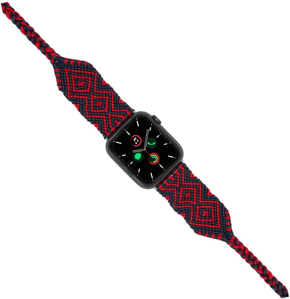 Hippi Natural Black 42-44-45-49 mm Smart Watch Braided Band