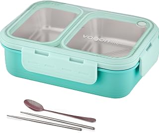 Vagonlife Lunch Box 700 ML Tek Kat İki Bölmeli Metal Kaşıklı Yeni Nesil Sefer Tası-FFLBOX7096
