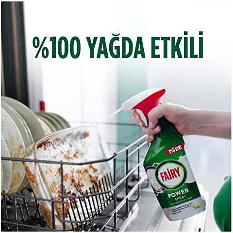Power Sprey, 3'ü 1 arada, Bulaşıklarınız Ve Mutfağınız Için Zahmetsiz Temizlik Ve Parlaklık, Limon Kokulu, 800ml