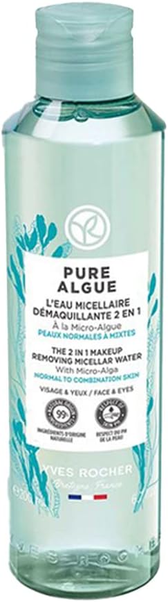 Yves Rocher Normal ve Kuru Cilt, Antioksidan, Prebiyotik Micellar Makyaj Temizleme Suyu-Pure Algue-200ml