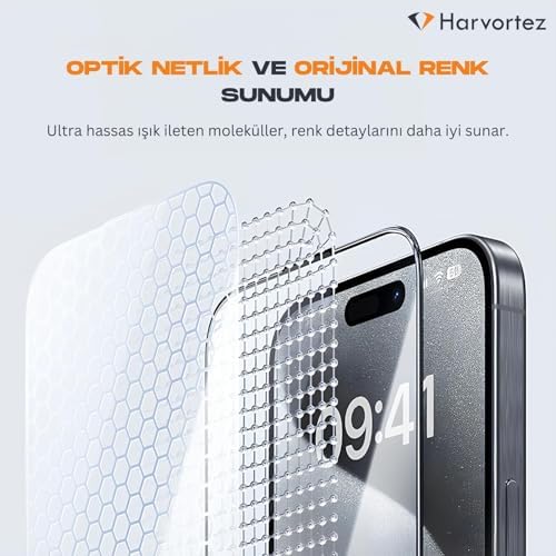 iPhone 12 Pro Max Ekran Koruyucu için Ultra Berrak, Anti-Statik, 9H Süper Güçlü Temperli Cam, 5D Full Koruma, Kılıf Dostu - Kolay Takılır (1 AL 1 BEDAVA)