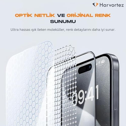 iPhone 11 Pro/X/XS Ekran Koruyucu için Ultra Berrak+Hayalet(Privacy), Anti-Statik, 9H Süper Güçlü Temperli Cam, 5D Full Koruma - Kolay Takılır (1 AL 1 BEDAVA)