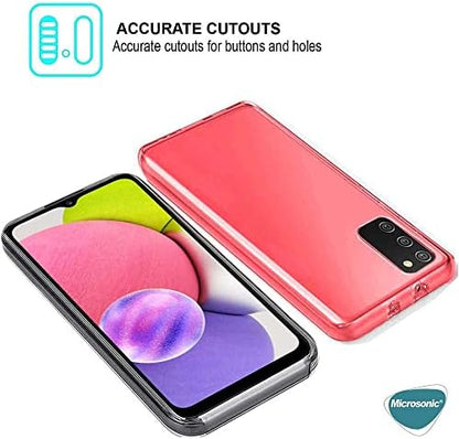 Galaxy A34 Kılıf 6 Tarafı Tam Full Koruma 360 Clear Soft Şeffaf [Galaxy A34 ile Uyumlu Kılıf - Şeffaf]