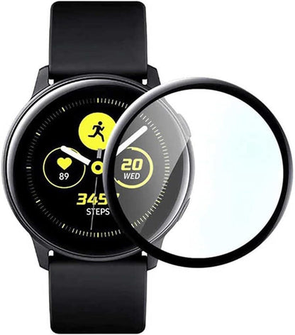 40828 Galaxy Watch Active 2 44mm Zore PPMA Pet Saat Ekran Koruyucu Siyah