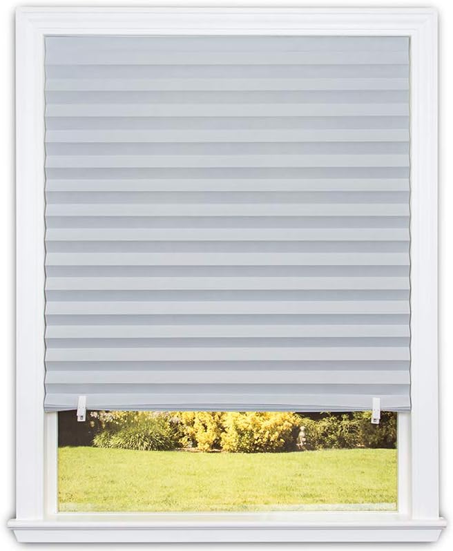 Redi Shade 1614098 Pileli Karartma Pencere Gölge (6 adet), 91,4 x 182,9 cm gri, 1614197
