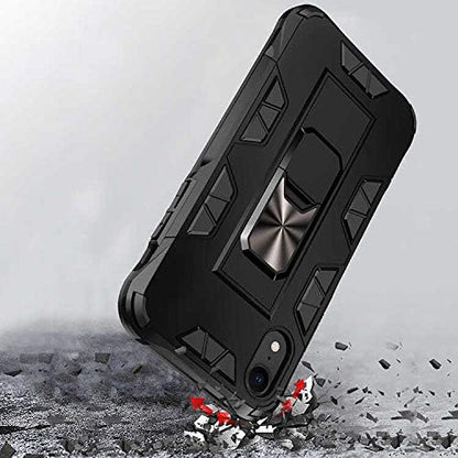 Spia Apple iPhone XR 6.1 Kılıf Siyah Alp Standlı Silikon Kılıf Orijinal Esnek İnce Geliştirilmiş Dayanıklı Darbe Karşıtı Koruyucu Yeni Nesil Tasarım (Apple iPhone XR 6.1, Siyah)