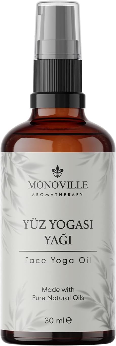 Yüz Yogası Yağı 30 ml Cam Şişede%100 Saf ve Doğal (Face Yoga Oil)