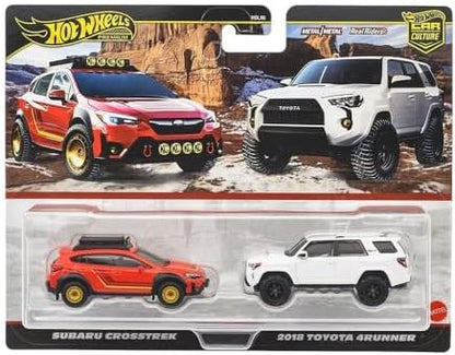 JBK98 Premium 2'li Paket Subaru Crosstrek / 2018 Toyota 4Runner Araç Oyuncağı Mini Araba 3 Yaş ve Üzeri Çoklu