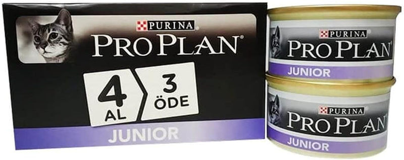 Pro Plan Proplan Junior Tavuklu Yavru Kedi Konservesi 85 Gr 4 AL 3 ÖDE