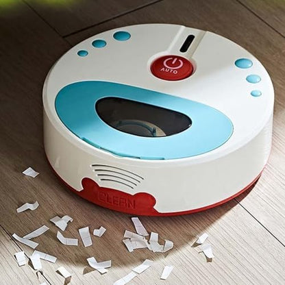 Oyuncak Pilli Robot Süpürge Sesli Ve Işıklı Gerçek Süpürme Özelliği Ve Sürekli Farklı Yönlere Giden Oyuncak Robot Süpürge Oyuncağı
