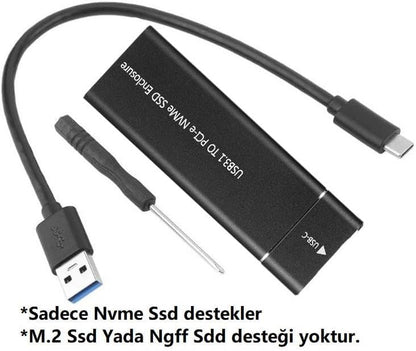 5218 Usb 3.1 Type C To Pci-e Express Nvme Ssd Hard Disk Kutusu