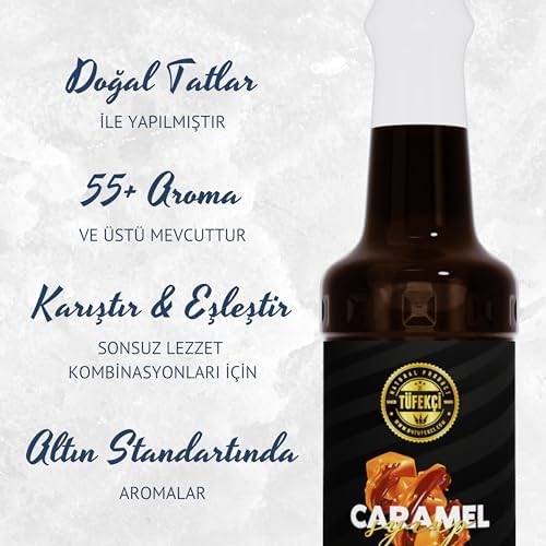 Vanilya Aromalı Şurup 750 ml – Kahve, Pasta, Tatlı ve Kokteyl İçin, Doğal Aroma, Gerçek Pancar Şekeri
