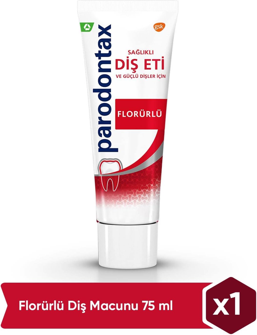 Geliştirilmiş Tat Diş Eti Kanamasını Önlemeye Yardımcı Günlük Florürlü Diş Macunu (1 x 75 ml)